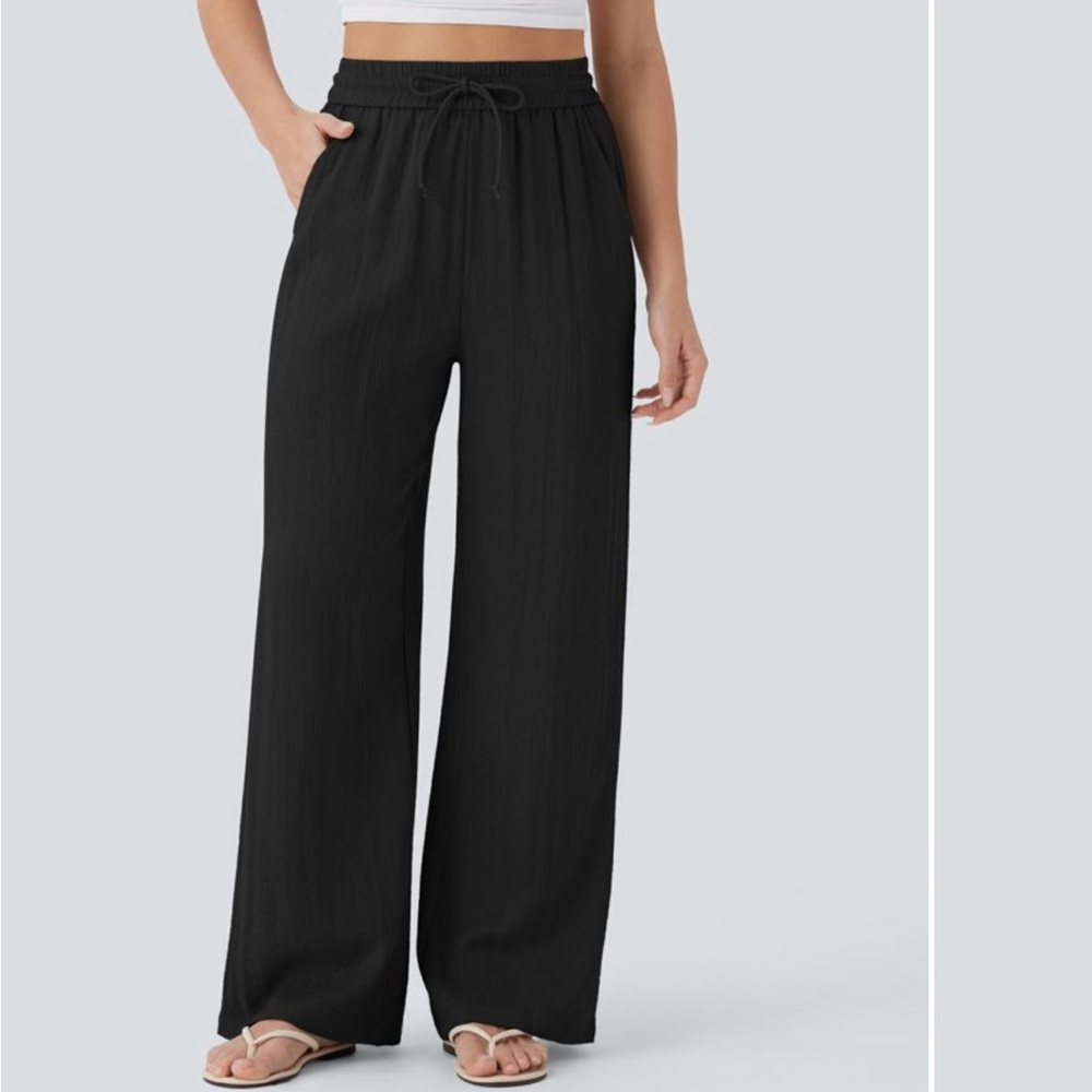 High Waisted Wide Leg Pants